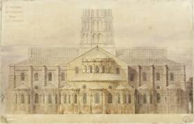 Saint-Sernin de Toulouse chevet restauré (Eugène Viollet-Le-Duc) - Muzeo.com
