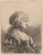 Saskia avec des perles dans les cheveux (Rembrandt) - Muzeo.com