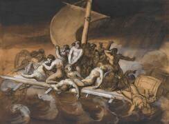 Scène de cannibalisme sur Le radeau de la Méduse (Théodore Géricault) - Muzeo.com