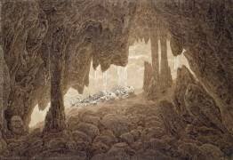 Squelette dans la grotte (Caspar David Friedrich) - Muzeo.com
