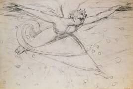 Un ange au milieu des étoiles (William Blake) - Muzeo.com