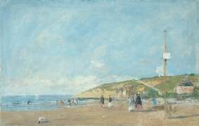 Un bord de mer (Eugène Boudin) - Muzeo.com
