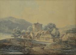 Une église de village de campagne (Joseph Mallord William Turner) - Muzeo.com