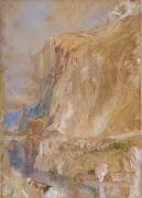 Une vallée dans les Alpes (Joseph Mallord William Turner) - Muzeo.com