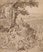 Vénus et les amours attendent le roi, au passage d'un défilé (Charles Le Brun) - Muzeo.com