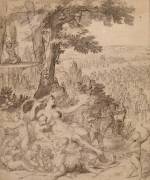 Vénus et les amours attendent le roi, au passage d'un défilé (Charles Le Brun) - Muzeo.com