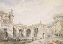 Villa Aldobrandini (Hubert Robert) - Muzeo.com