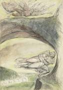 Virgile sauve Dante des mauvais démons (William Blake) - Muzeo.com