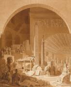 Vivant-Denon travaillant dans la salle de Diane au Louvre (Benjamin Zix) - Muzeo.com