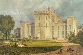 Vue de Hampton Court depuis le nord-ouest (Joseph Mallord William Turner) - Muzeo.com