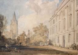 Vue de la cathédrale de Christ Church (Joseph Mallord William Turner) - Muzeo.com
