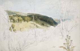 Vue lointaine du château de Lowther (Joseph Mallord William Turner) - Muzeo.com