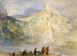 Wilderness A Engedi et Couvent de Santa Saba (Joseph Mallord William Turner) - Muzeo.com