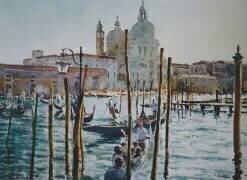 Coucher de soleil - trop de gondoles (Wilson Clive) - Muzeo.com