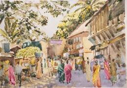 Faire ses courses dans le quartier de Gujarati (Wilson Clive) - Muzeo.com