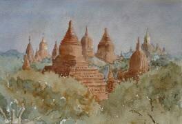 Lever de soleil à Bagan (Wilson Clive) - Muzeo.com