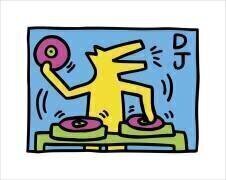 Sans titre (DJ), 1983 (Keith Haring) - Muzeo.com