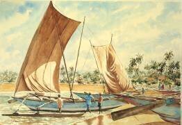 Se préparer à aller pêcher (Wilson Clive) - Muzeo.com
