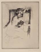 A genoux dans un fauteuil (Mary Cassatt) - Muzeo.com
