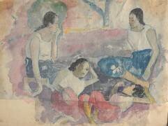 Album Noa Noa : Tahitiennes assises dans un paysage (Paul Gauguin) - Muzeo.com