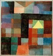 Architecture spatiale avec la pyramide jaune (Paul Klee) - Muzeo.com