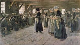 Atelier de filage à Laren (Max Liebermann) - Muzeo.com