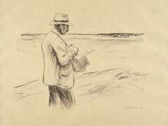 Autoportrait (Max Liebermann) - Muzeo.com