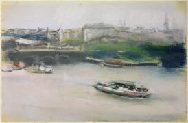 Binnenalster avec le Lombardsbrucke (Max Liebermann) - Muzeo.com