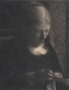 Broderie (Georges Seurat) - Muzeo.com