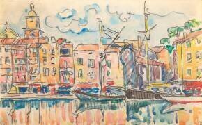Carnet : Port d'une ville de la côte Méditérranéenne (Paul Signac) - Muzeo.com
