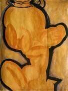 Caryatide avec un vase (Amedeo Modigliani) - Muzeo.com