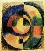 Cercle de couleurs II (grand) (August Macke) - Muzeo.com