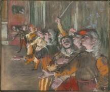 Choristes, dit aussi les Figurants (Edgar Degas) - Muzeo.com