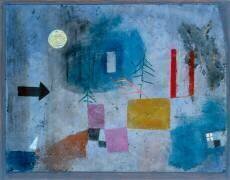 Colonnes rouges passant (Paul Klee) - Muzeo.com