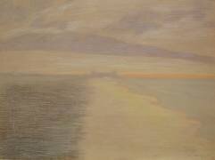 Crépuscule marin à Ostende (Léon Spilliaert) - Muzeo.com