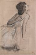 Danseuse se grattant le dos (Edgar Degas) - Muzeo.com