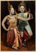 Danseuses cambodgiennes (Jean-Gabriel Daragnès) - Muzeo.com