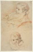 Deux études d'un petit enfant (Auguste Renoir) - Muzeo.com