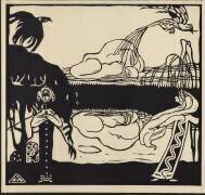 Deux oiseaux (Wassily Kandinsky) - Muzeo.com