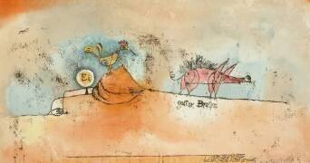 D'où viennent les oeufs et le bon rôti ? (Paul Klee) - Muzeo.com