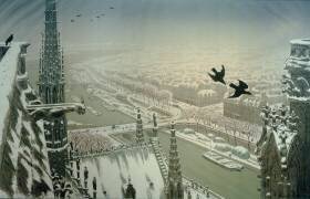 Du haut des tours de Notre-Dame (Henri Rivière) - Muzeo.com