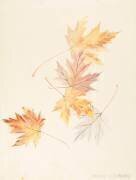 Etude de feuilles mortes de platane (Emile Gallé) - Muzeo.com