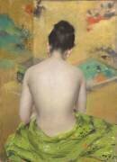 Étude de la couleur de la chair et de l'or (William Merritt Chase) - Muzeo.com