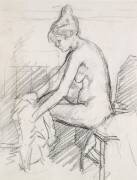 Étude d'une femme nue (Harold Gilman) - Muzeo.com