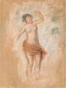 Étude d'une femme-faune dansant pour 