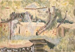 Étude pour Femme dans un jardin (Pierre Bonnard) - Muzeo.com