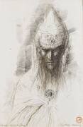 Etude pour Hérode dans Salomé dansant devant Hérode (Gustave Moreau) - Muzeo.com