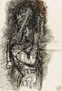 Etude pour Salomé dansant devant Hérode (Gustave Moreau) - Muzeo.com