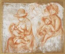 Études pour la mère et l'enfant (Auguste Renoir) - Muzeo.com