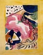Expressionnisme : projet de couverture pour l'almanach du Cavalier Bleu (Wassily Kandinsky) - Muzeo.com